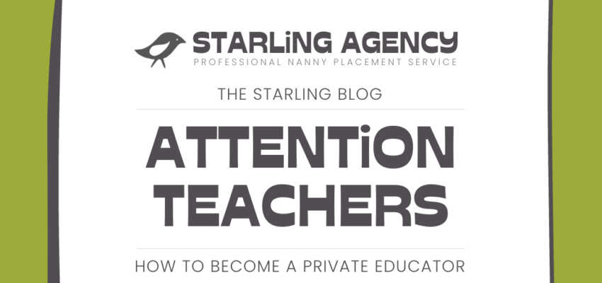 Classroom Teacher to Private Educator